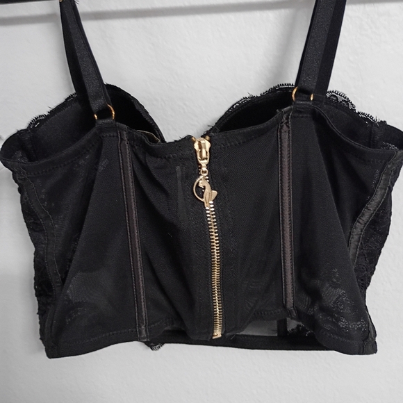 Baby Phat Black Lace Bustier - Picture 6 of 7